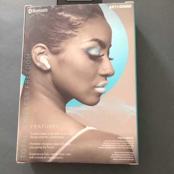 FINAL PRICE! ART+SOUND BLUETOOTH TRUE WIRELESS PRO EARBUDS NIP - Picture 2 of 4